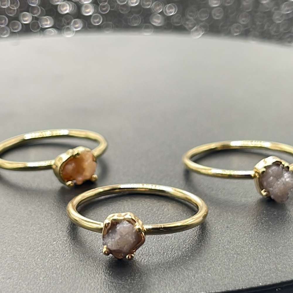 Gold Stackable Rings - image 3